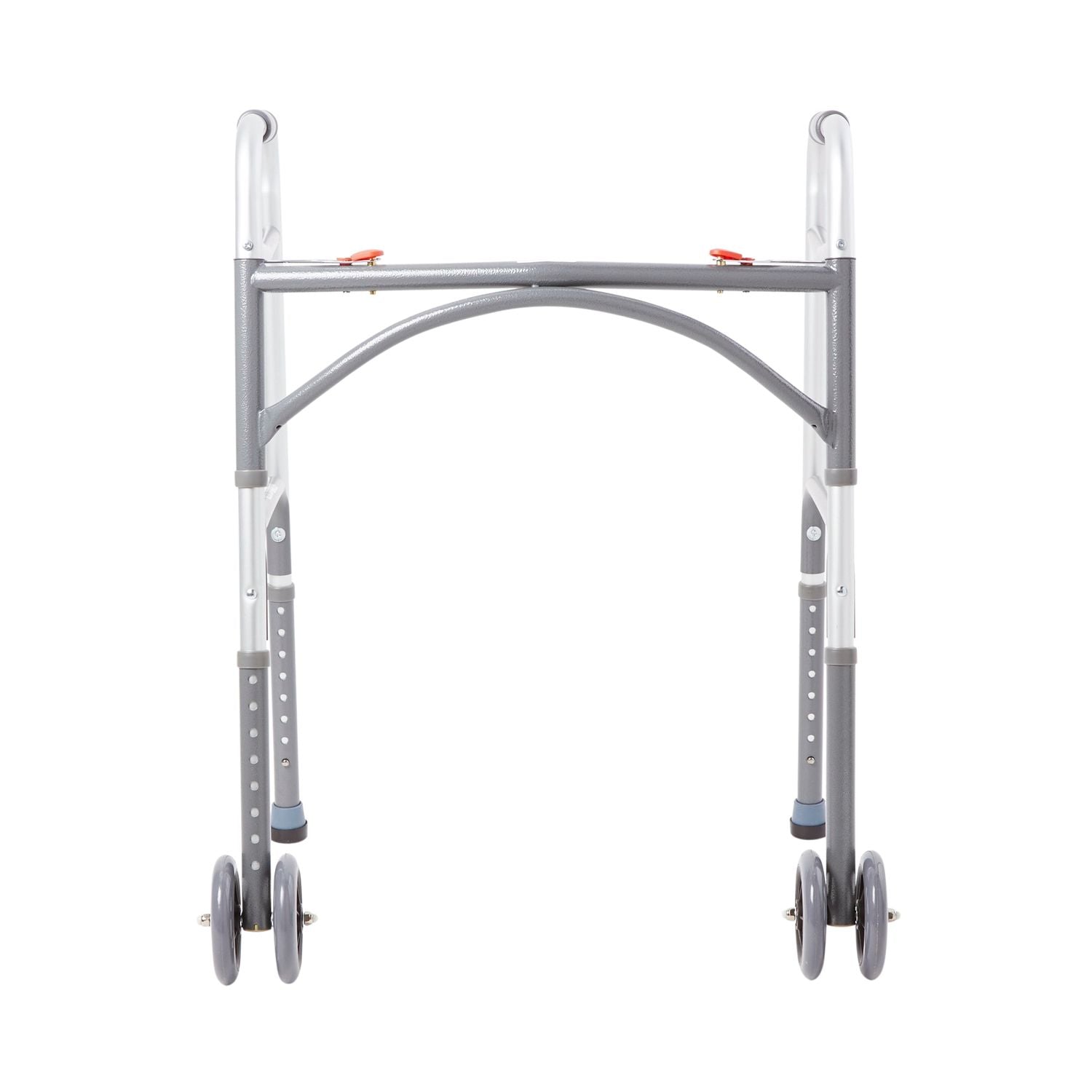 Bariatric Dual Release Folding Walker with Wheels