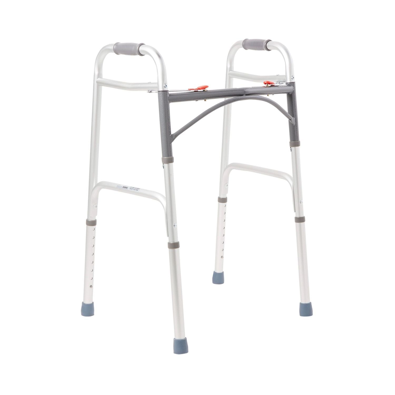 Dual Release Folding Walker Adjustable Height