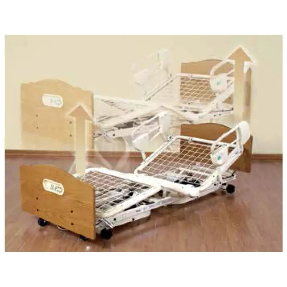 hi lo hospital bed with trendelenburg and comfort chair feature