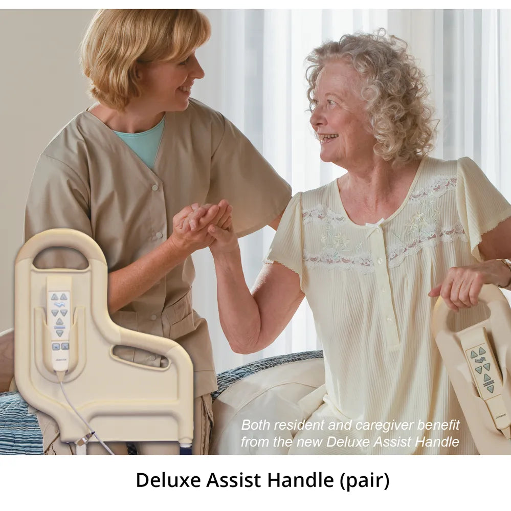 premium medical bed with expandable width and smart controls