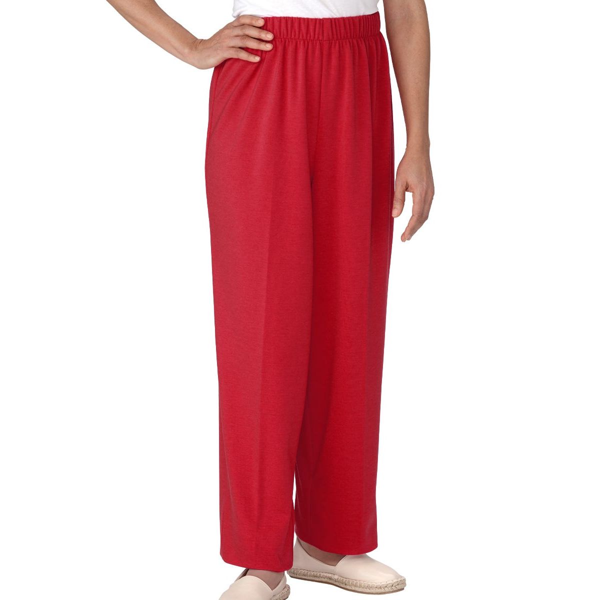 Women's Open Back Stretch Knit Pant
