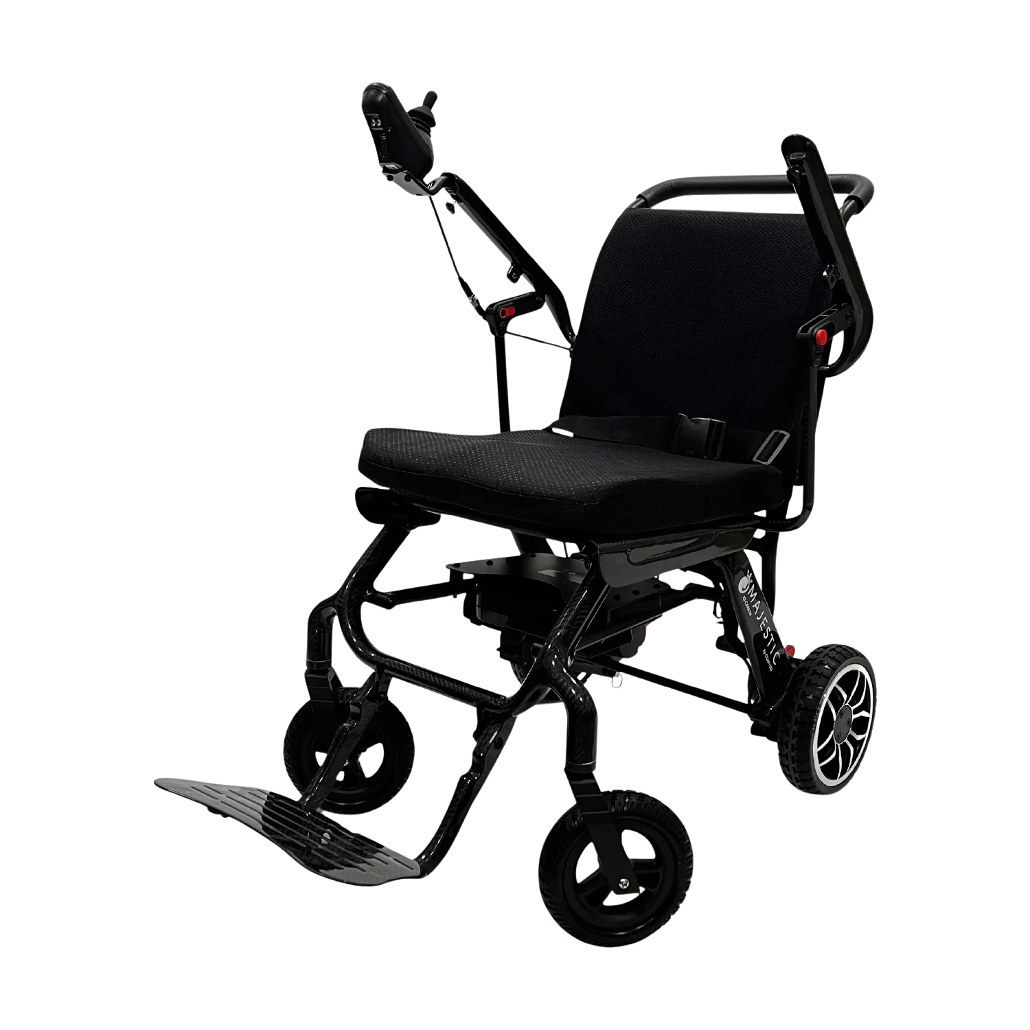 ComfyGO IQ Carbon Fiber Electric Wheelchair – Ultra-Light Folding Travel Power Chair