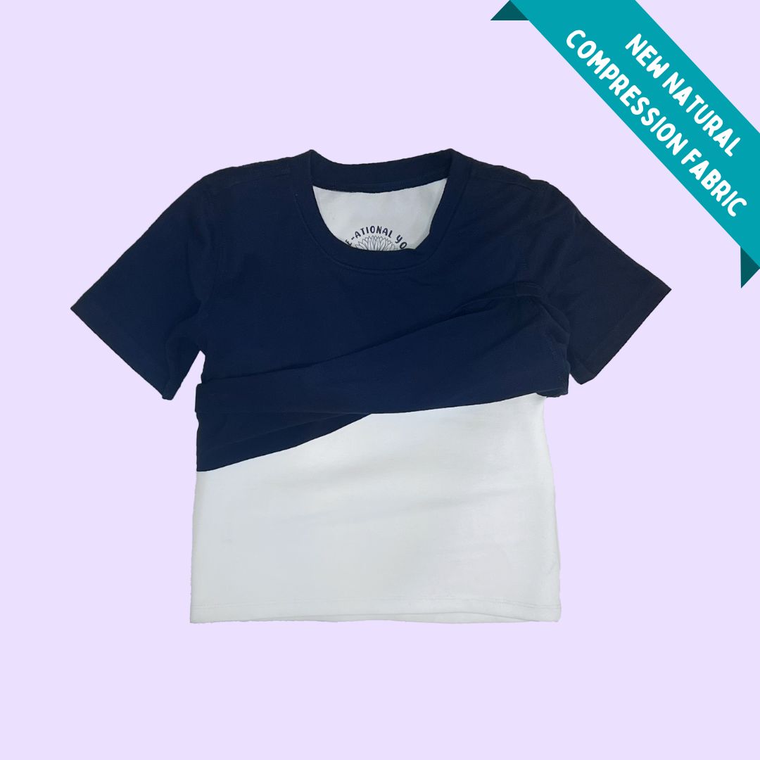 Sensory Friendly T-Shirt by Sense-ational You – Adjustable Compression Lined Sensory Shirt for Kids