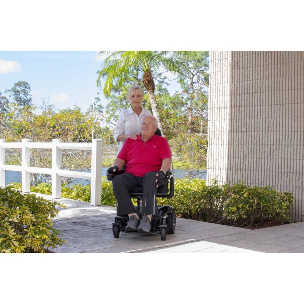 Vision Sport: Mid-Wheel Drive Power Wheelchair with Robust Suspension