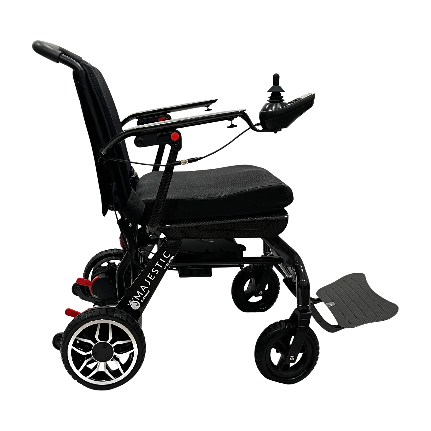 ComfyGO IQ Carbon Fiber Electric Wheelchair – Ultra-Light Folding Travel Power Chair
