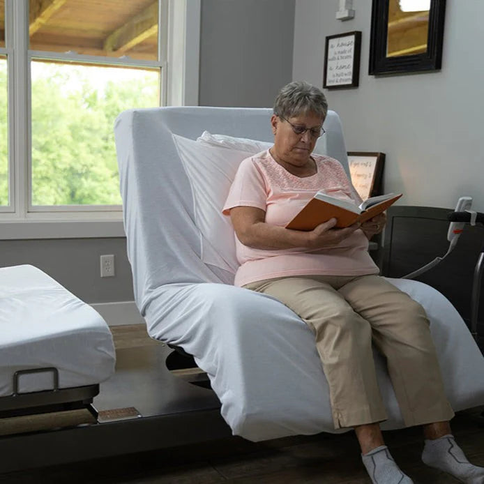 rotating hospital bed for home with SafeTurn technology