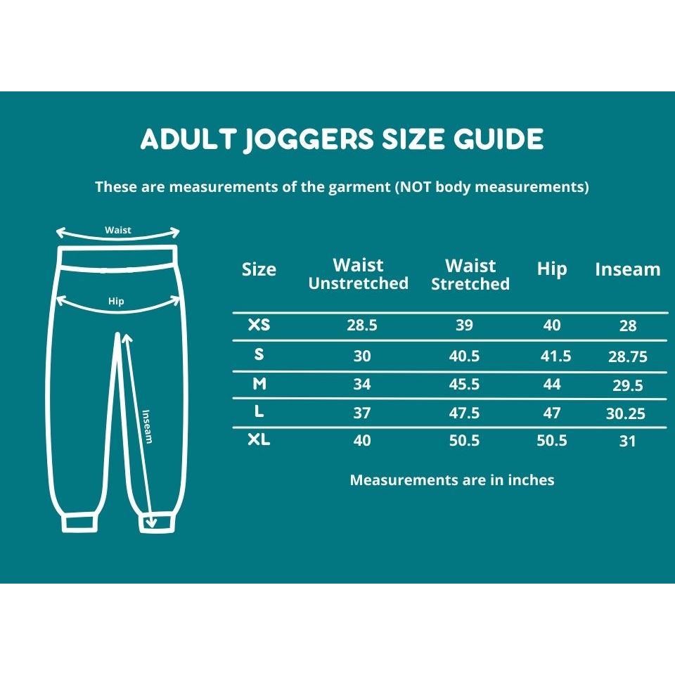 Adult Sensory Friendly Fidget Joggers