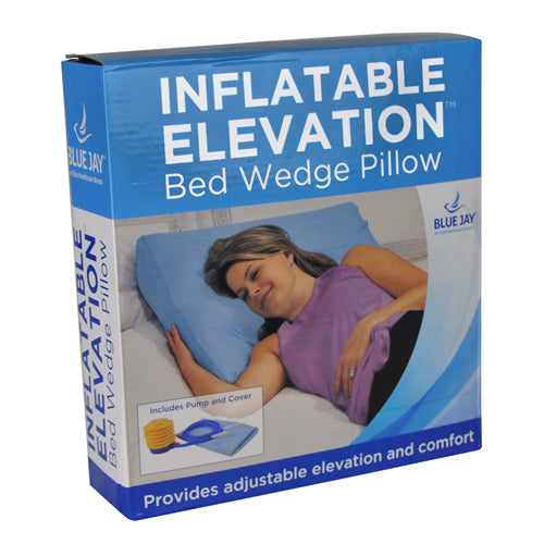 Inflatable Bed Wedge w/Cover & Pump