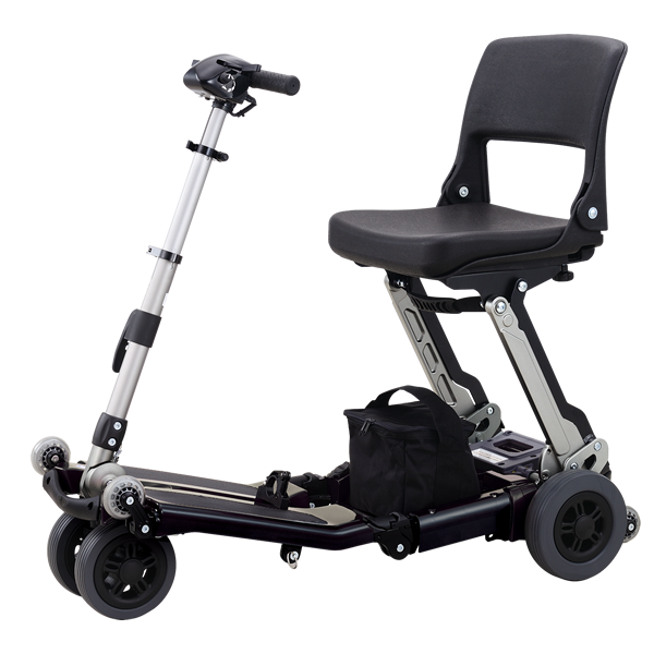 Luggie Classic II Folding Mobility Scooter by FreeRider – Lightweight Travel Scooter with 10-Mile Range & Airline-Ready Design