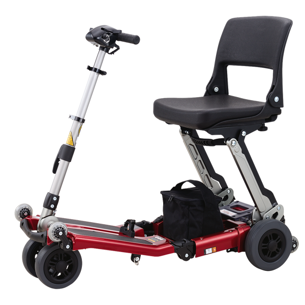 Luggie Classic II Folding Mobility Scooter by FreeRider – Lightweight Travel Scooter with 10-Mile Range & Airline-Ready Design