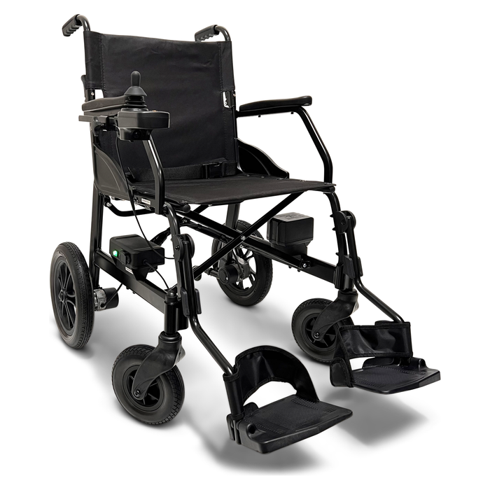 ComfyGo X-lite And X-Lite Max with Extended Range Battery, Ultra Lightweight Foldable Electric Wheelchair for Travel