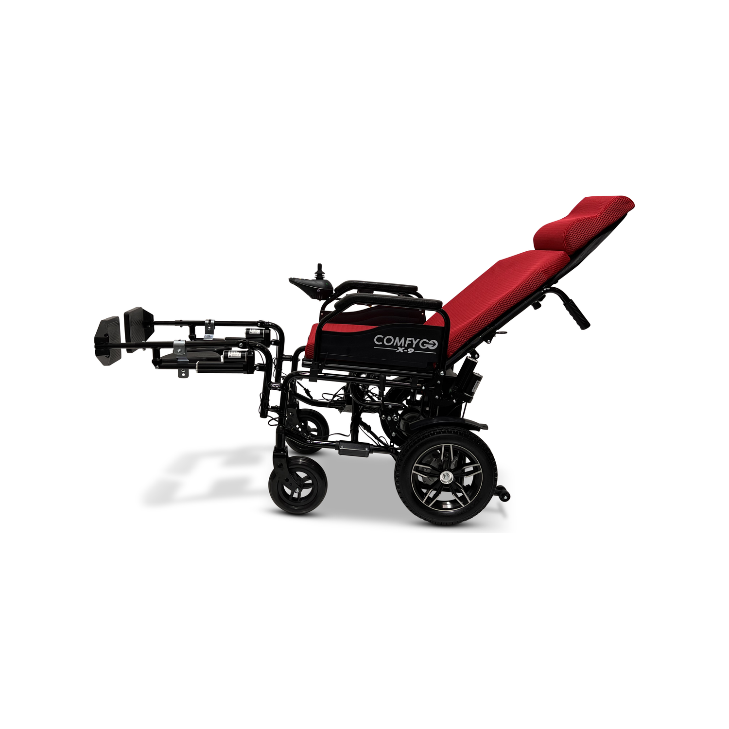 X-9 and X-9 Max, Remote Controlled Electric Wheelchair, Automatic Reclining Backrest & Lifting Leg Rests