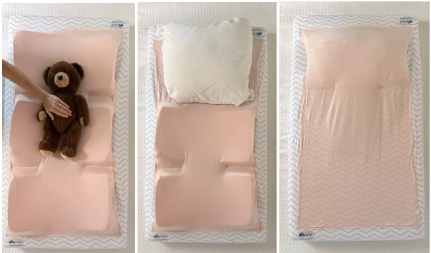 Cloud 9 Care Non-Shift Support Pediatric Sheet by Cloud 9 Care – Crib Sheet System with Support Wedges