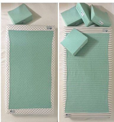 Cloud 9 Care Non-Shift Support Pediatric Sheet by Cloud 9 Care – Crib Sheet System with Support Wedges