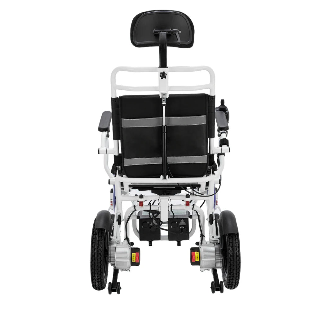 OAS Cruise Pro Folding Electric Wheelchair – Reclining 350 lb Travel Power Chair