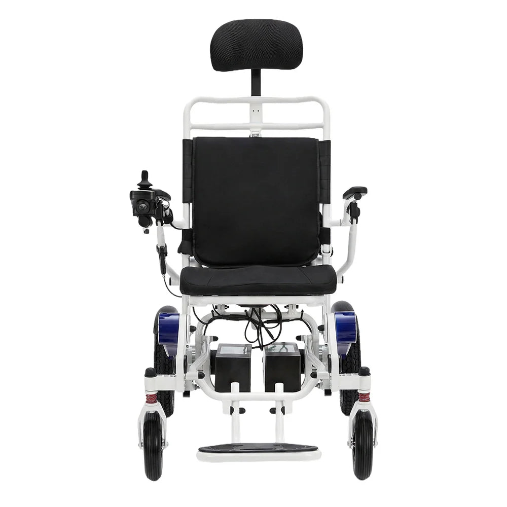 OAS Cruise Pro Folding Electric Wheelchair – Reclining 350 lb Travel Power Chair