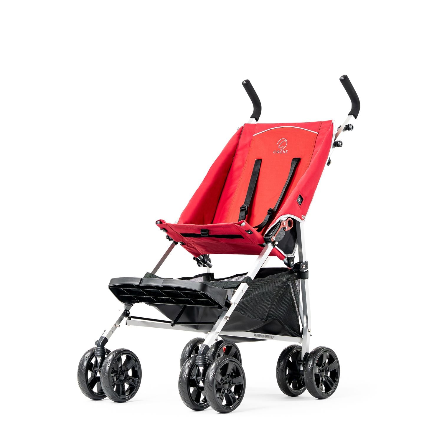 Coche XL Lightweight Special Needs Stroller/Transport Chair, Red