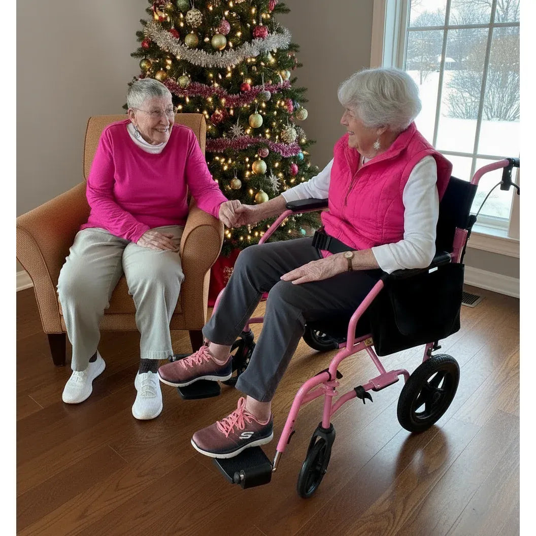 Platinum Health Hummingbird™ Ultra-Lightweight Foldable Transport Wheelchair