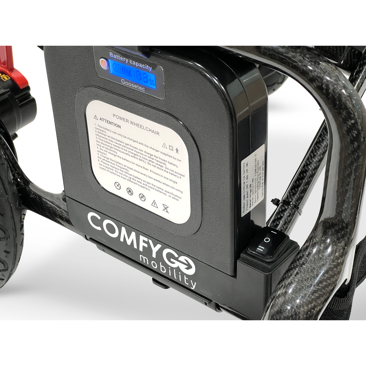 Phoenix Carbon Fiber Electric Wheelchair: Lightweight, Long-Range, Airline Approved