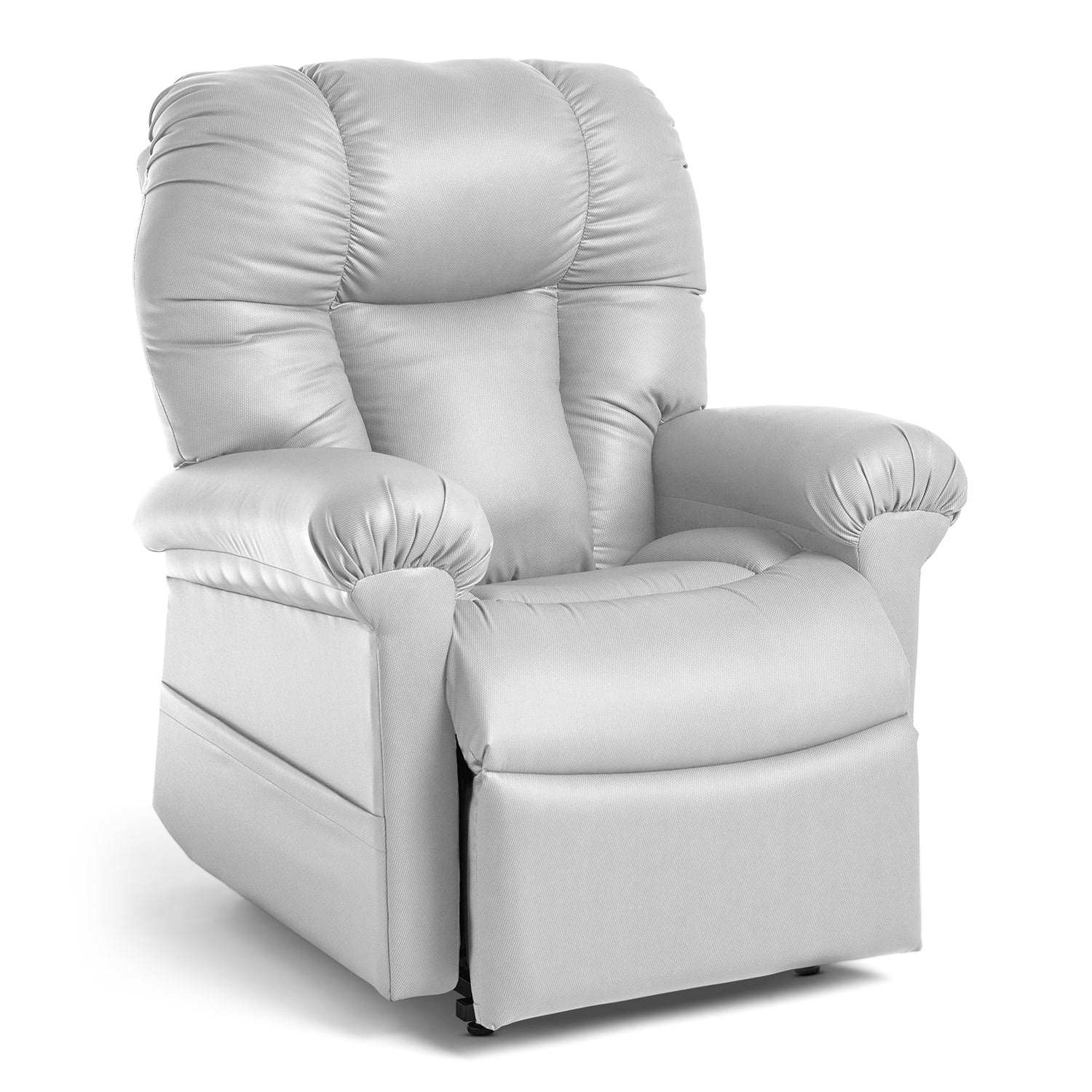 Journey Perfect Sleep Chair 5-Zone MiraLux light gray upholstery lift recliner color option
