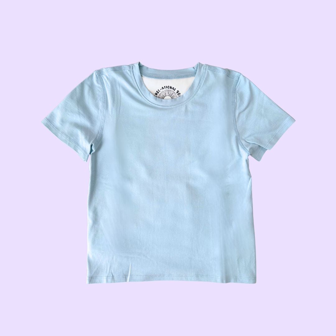 Sensory Friendly T-Shirt by Sense-ational You – Adjustable Compression Lined Sensory Shirt for Kids