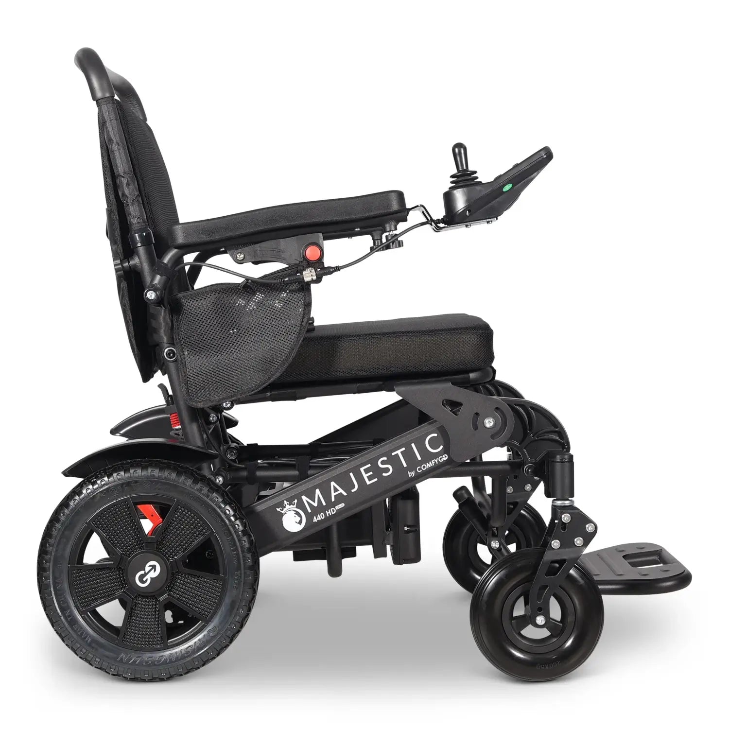 NEW MAJESTIC 440 HD PLUS Remote Controlled Heavy Duty Electric Wheelchair (Currently only available in Black with 25 mile range battery)