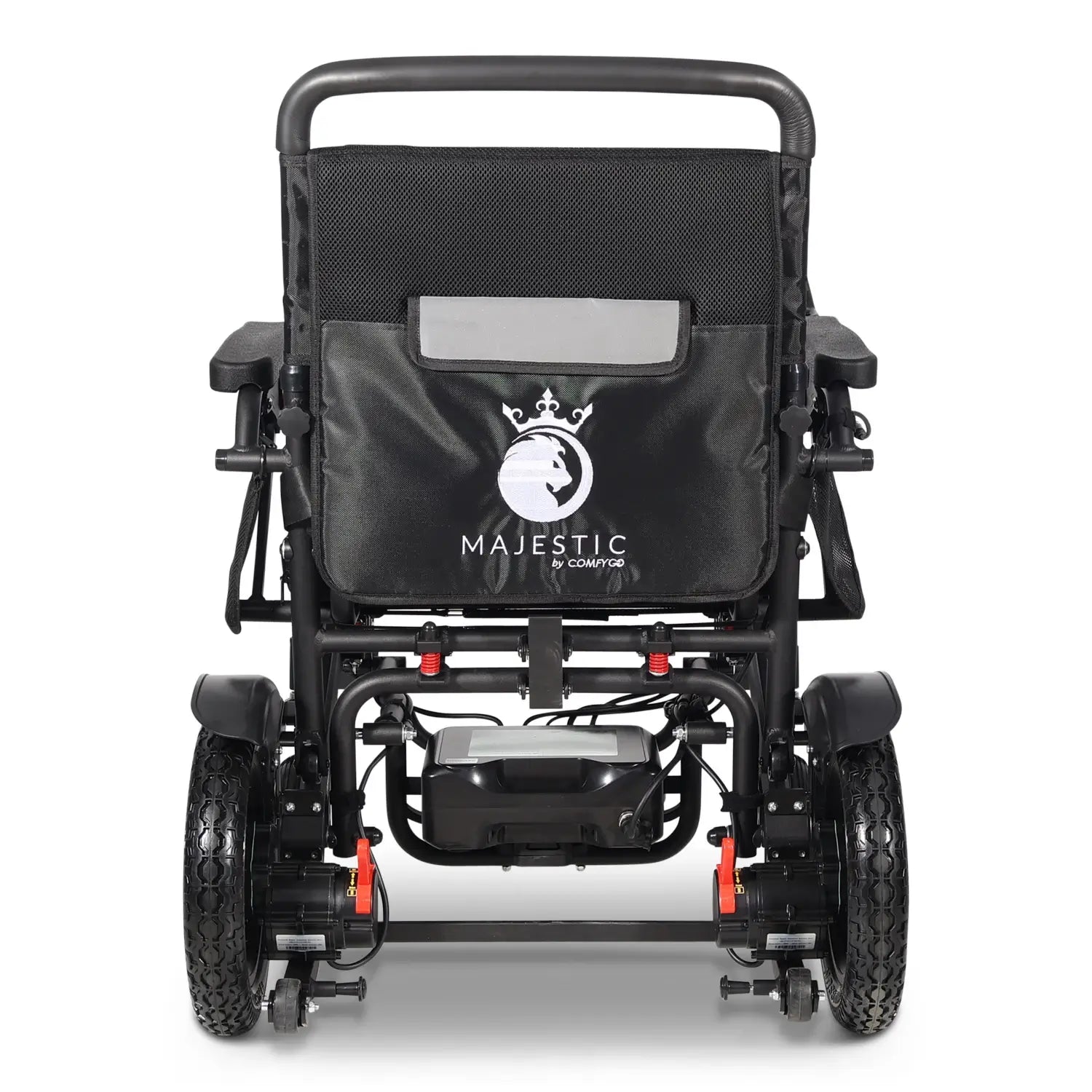 ComfyGO MAJESTIC 440 HD PLUS Electric Wheelchair – Bariatric Folding Power Chair (440 lb Capacity)