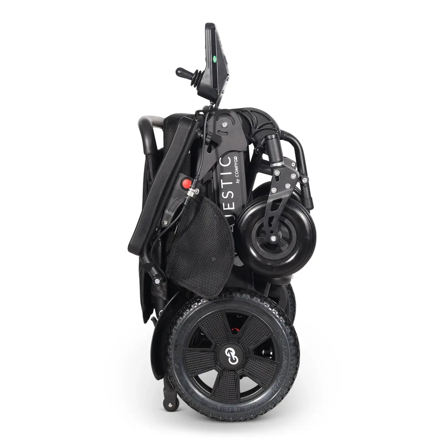 ComfyGO MAJESTIC 440 HD PLUS Electric Wheelchair – Bariatric Folding Power Chair (440 lb Capacity)