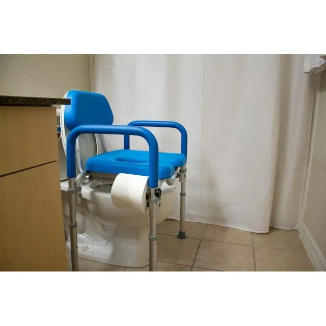 Dignity Commode, MEDICAL-GRADE Aluminum, COMMERCIAL-GRADE Construction