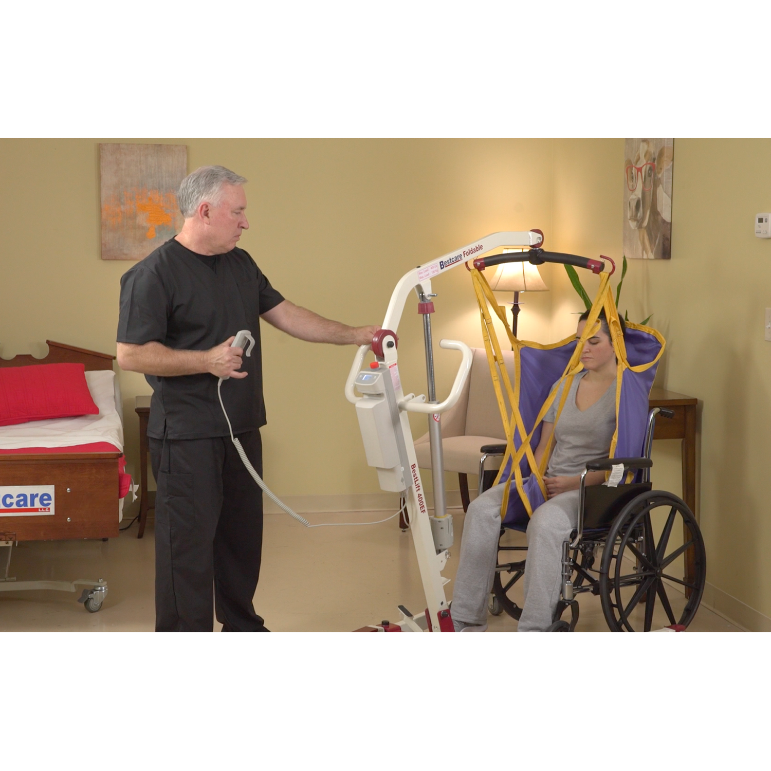 The BestLift™ PL400EF The Ultimate Foldable & Portable Full-Body Patient Lift