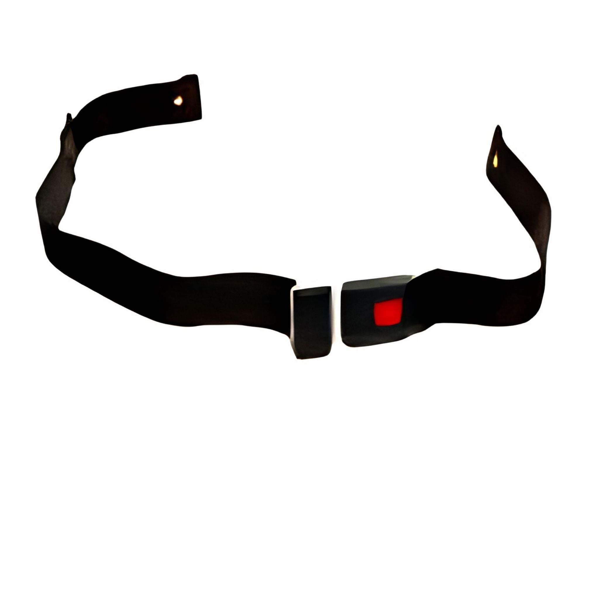 Proactive Medical wheelchair positioning seat belt with an auto-style push-button red-release buckle and black strap