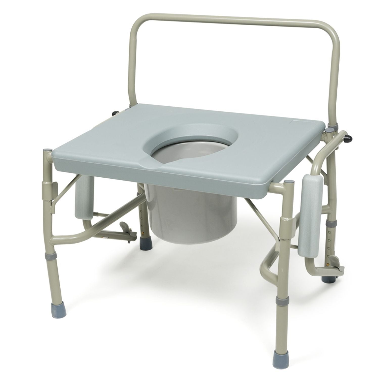 Imperial Collection 3-in-1 Steel Drop Arm Commode
