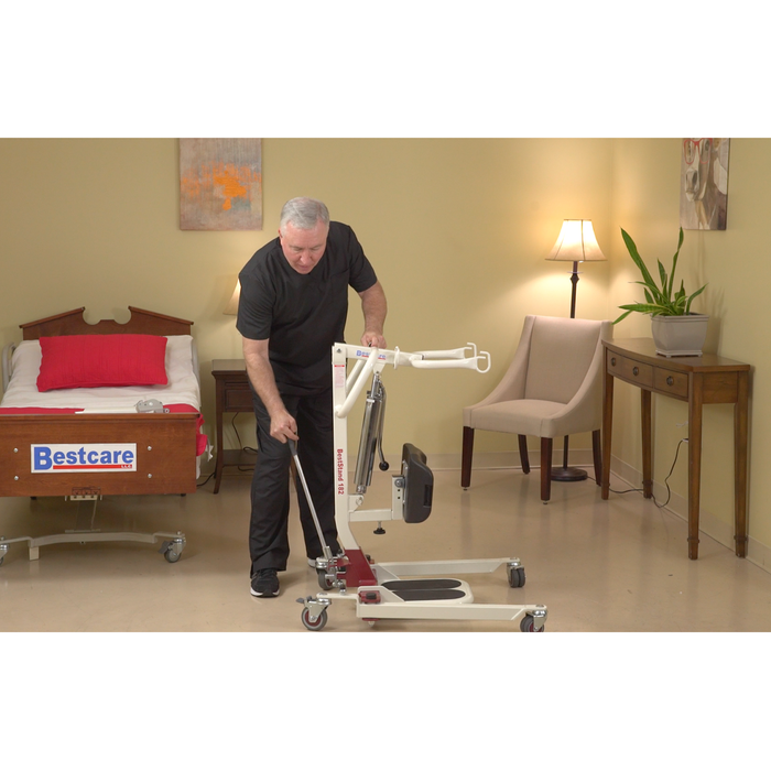 The BestStand SA228 (500lb series) Heavy-Duty Electric Sit-to-Stand Lift