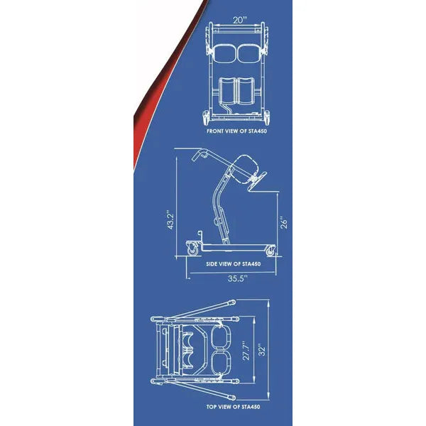 The BestCare STA450 Heavy-Duty Standing Transfer Aid
