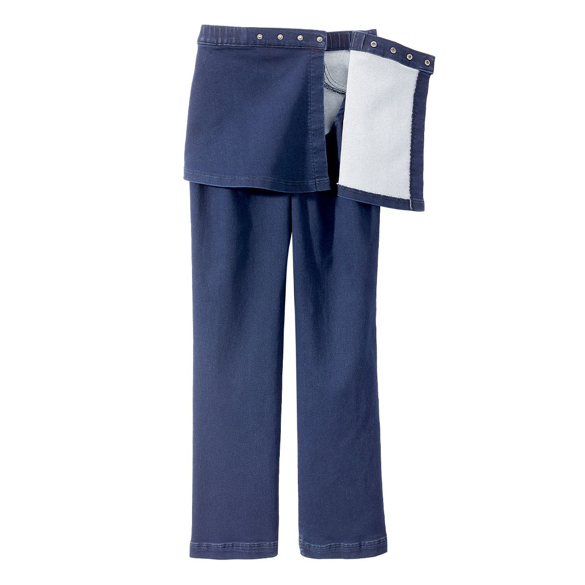 Women's Soft Knit Open Back Jeans