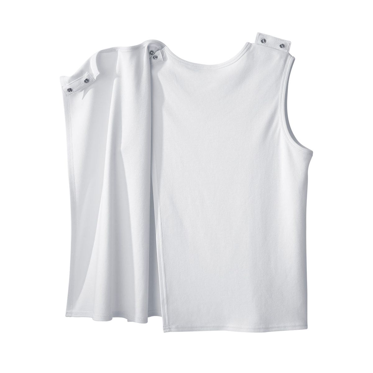 3 Pack - Men's Adaptive Sleeveless Undershirt