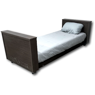 low profile adjustable bed for seniors with fall prevention features