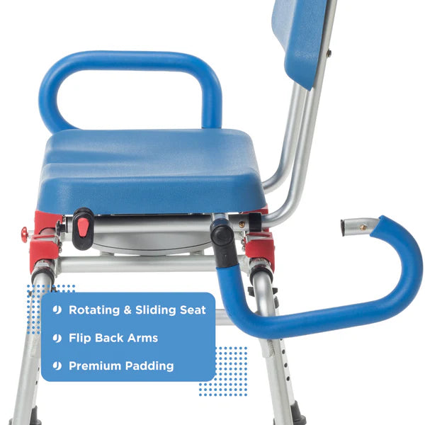 SoftSecure Rotating Transfer Bench with Microban
