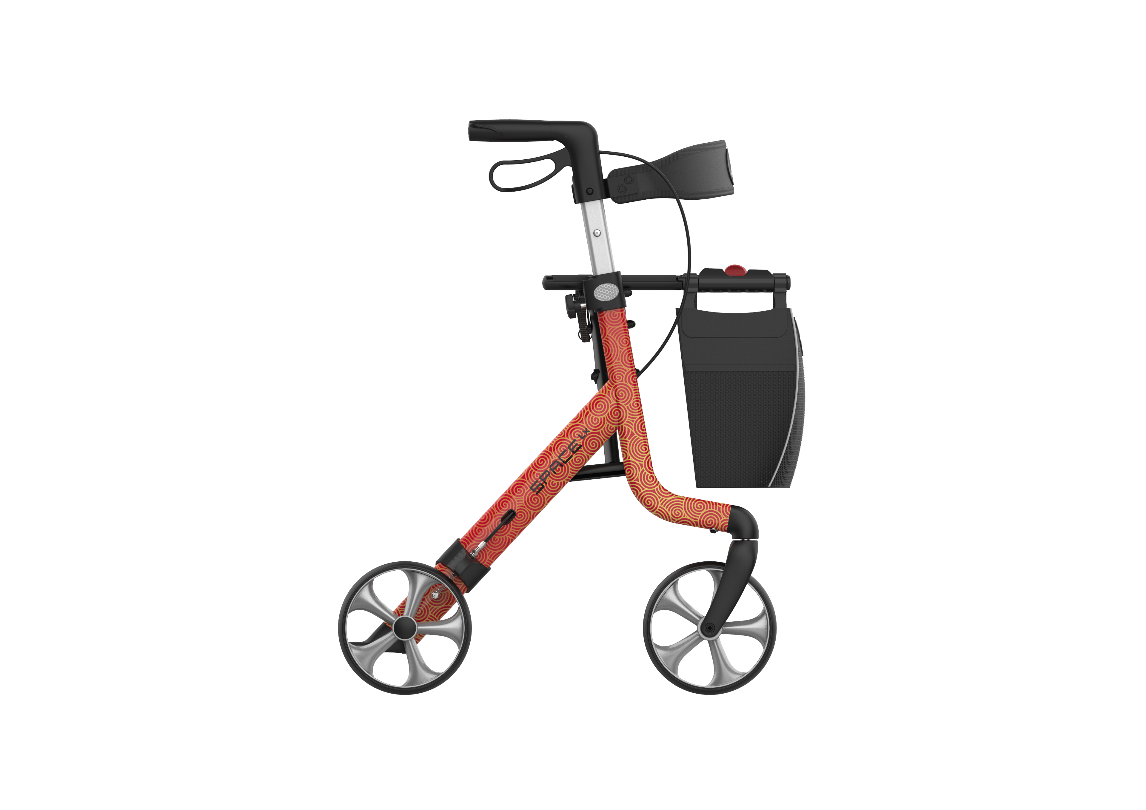 Unique SPARK Art Line Designer Rollator – Ultra-Lightweight Foldable Walker with Seat by Rehasense