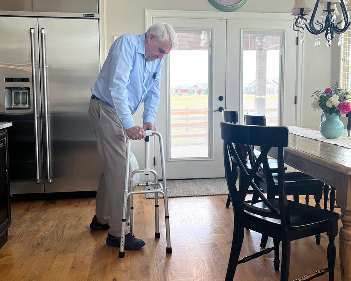 Rock Steady Stroke Cane – Adjustable Side Support Cane for Controlled Walking Assistance