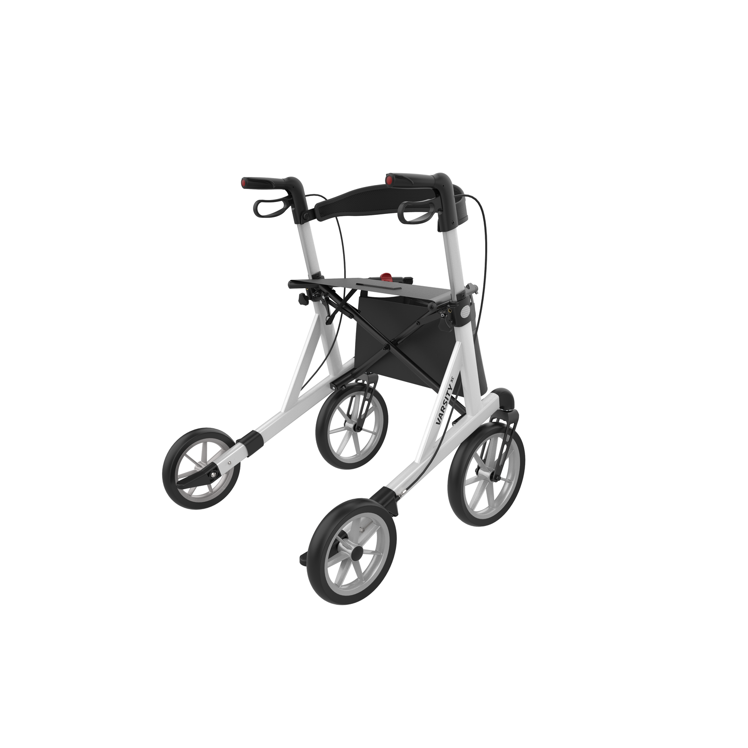 Rehasense Varsity XC Outdoor Rollator – All-Terrain Folding Walker with Seat