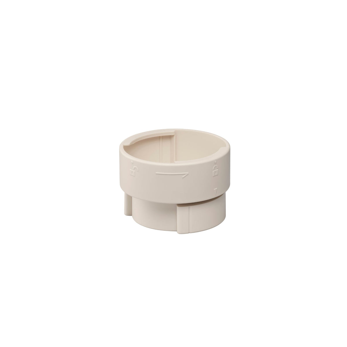 Single twist-lock leg extender ring for small seat height adjustments on the Wrappon ORB