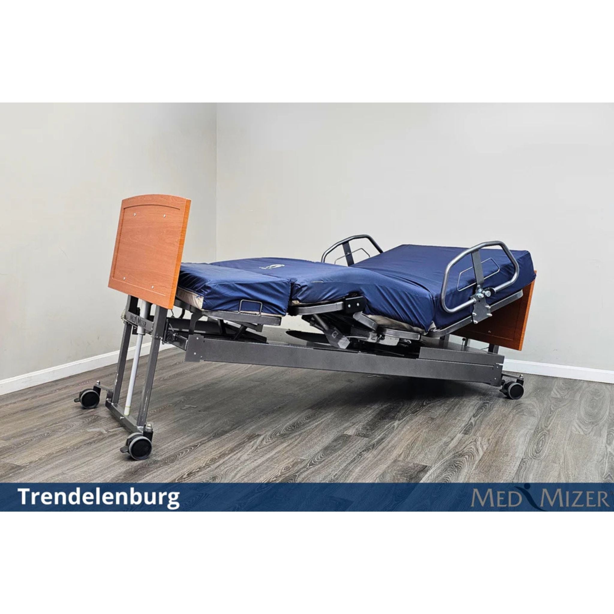 ActiveCare Standard hospital bed in auto contour position with head and knee sections raised