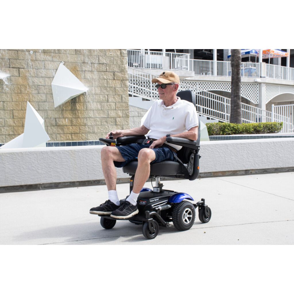 Vision Sport: Mid-Wheel Drive Power Wheelchair with Robust Suspension