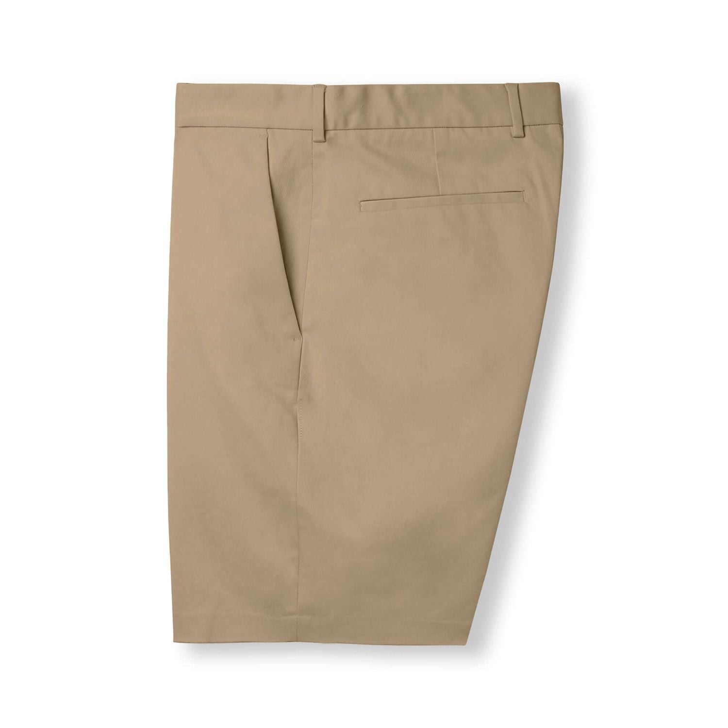 Adaptive Easy-Care Chino Twill Short with Magnetic Closures - Khaki