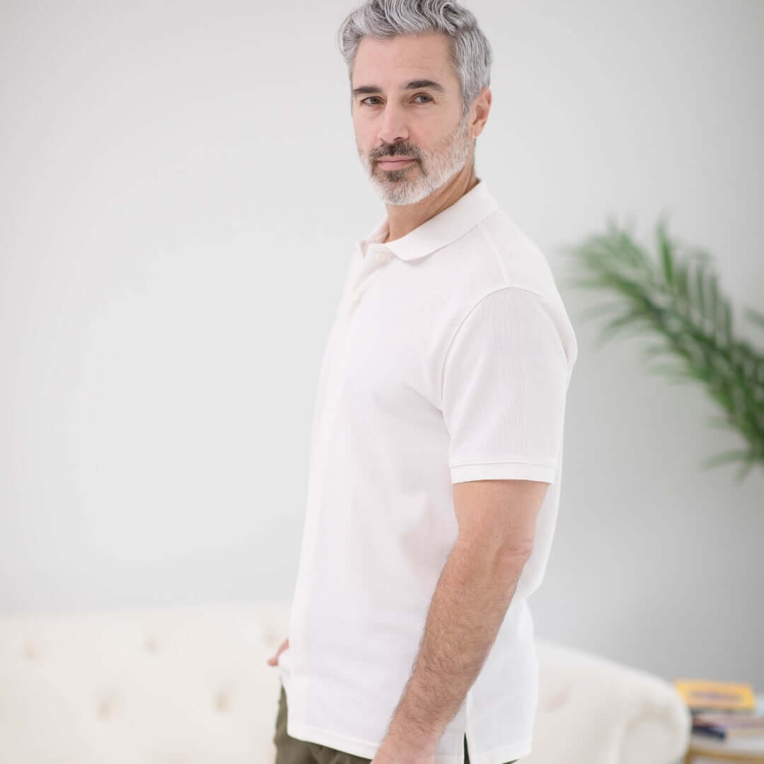 MagnaReady adaptive magnetic polo shirt easy dressing clothing for seniors