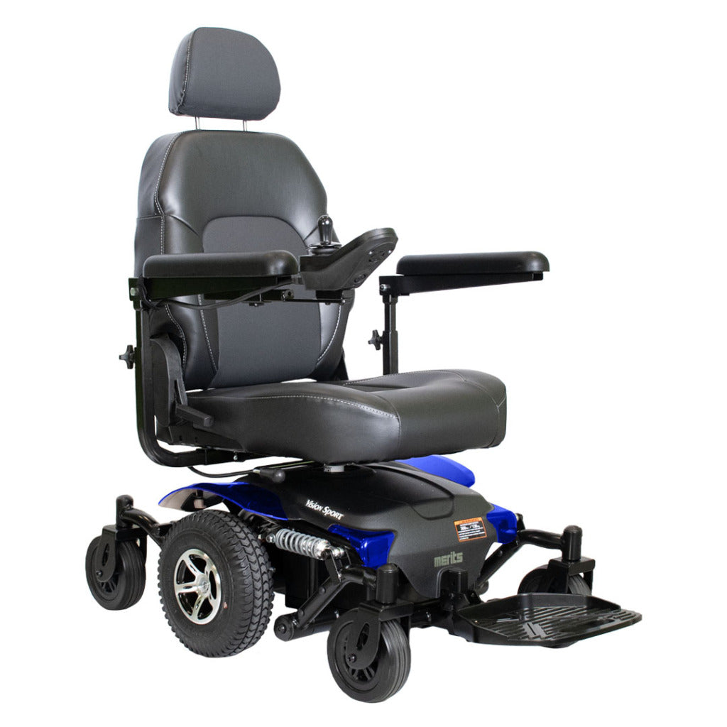 Vision Sport: Mid-Wheel Drive Power Wheelchair with Robust Suspension