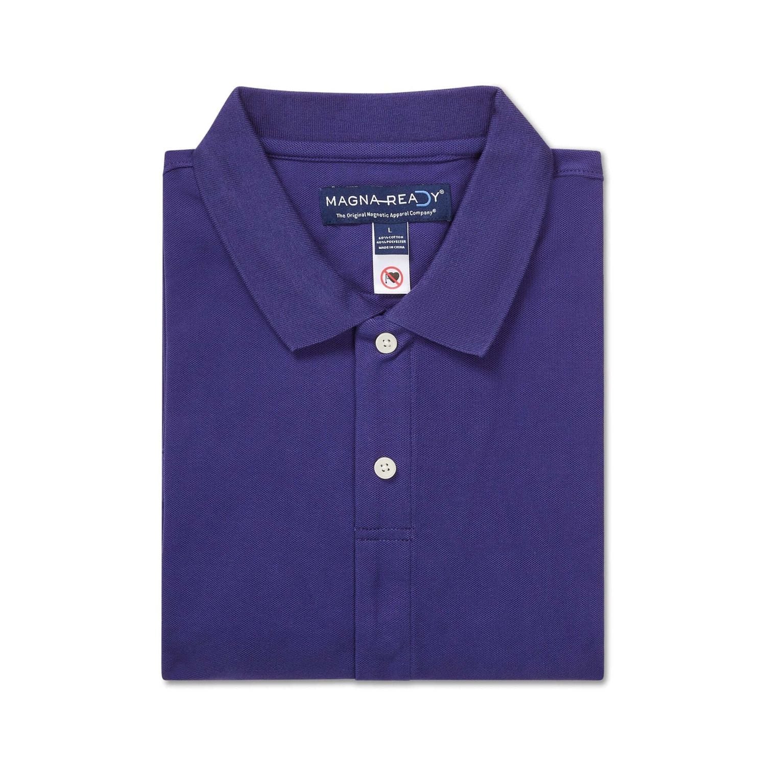 MagnaReady magnetic closure polo shirt adaptive clothing