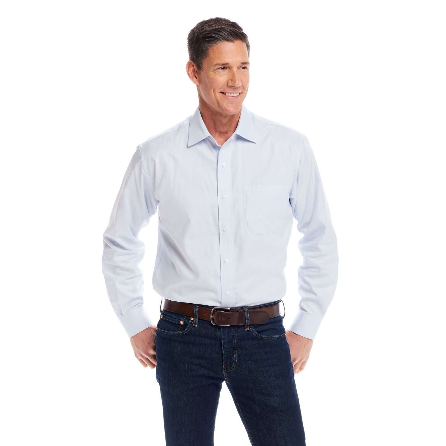 MagnaReady® Ryan Adaptive Magnetic Shirt – Easy Dressing Cotton Button-Down
