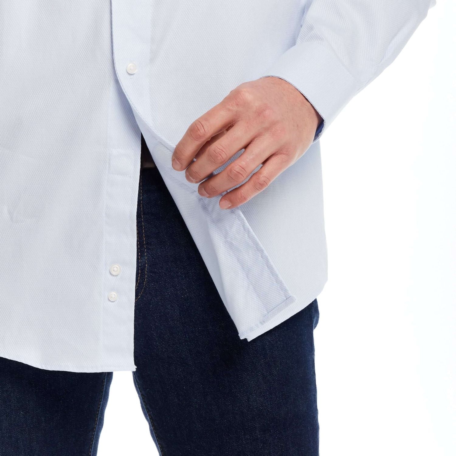 MagnaReady® Ryan Adaptive Magnetic Shirt – Easy Dressing Cotton Button-Down